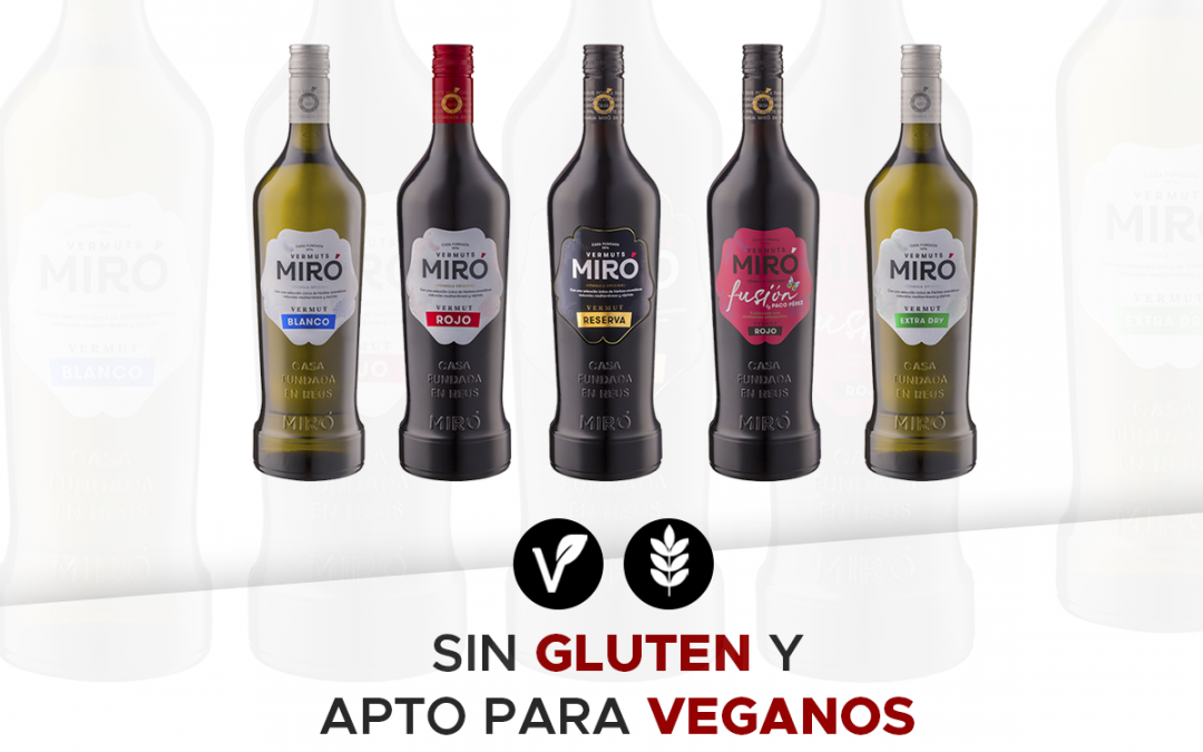 Sabies que el vermut no conté gluten i és apte per a vegans?