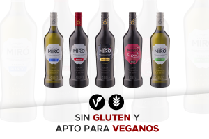 Vermouth Miró no contiene gluten y es apto para veganos