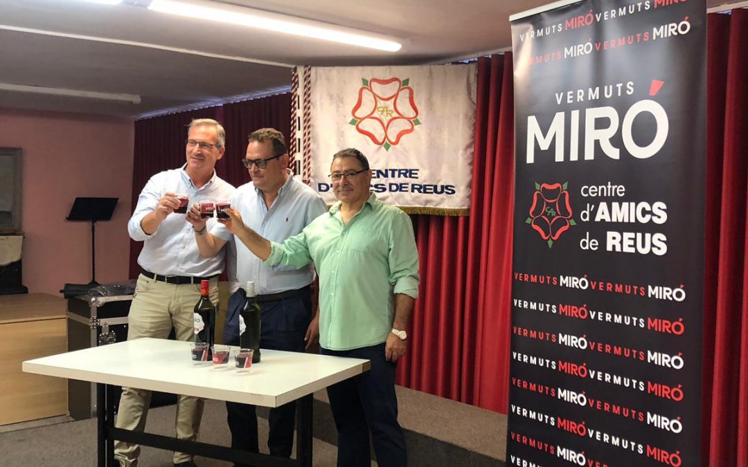 Vermuts Miró y el «Centre d’Amics de Reus» ratifican el deseo de colaboración entre ambas entidades
