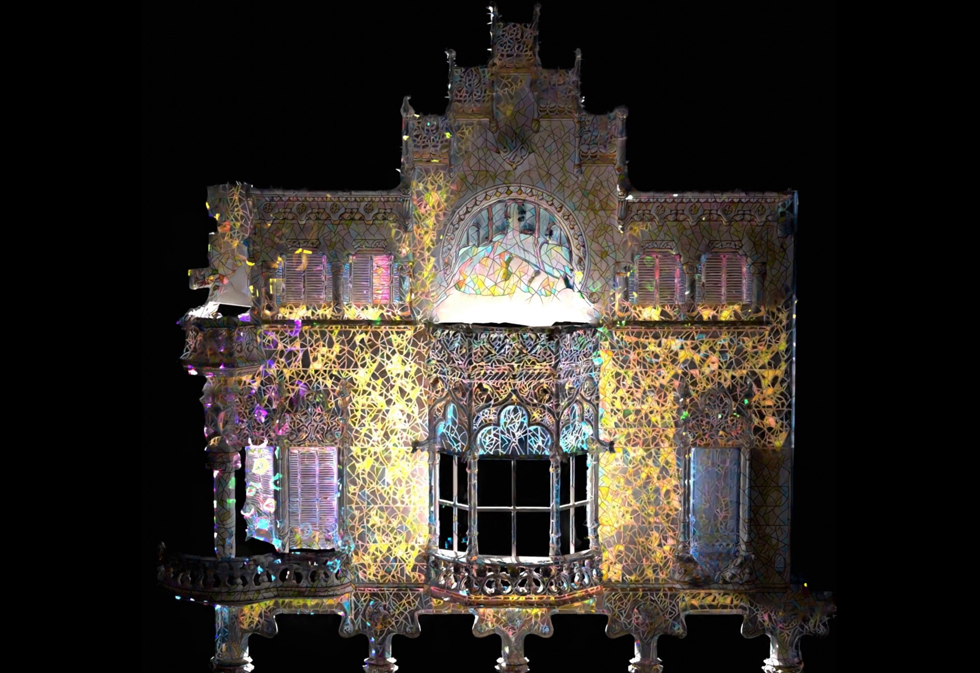 mapping en la Casa Navàs de Reus Casa Navás