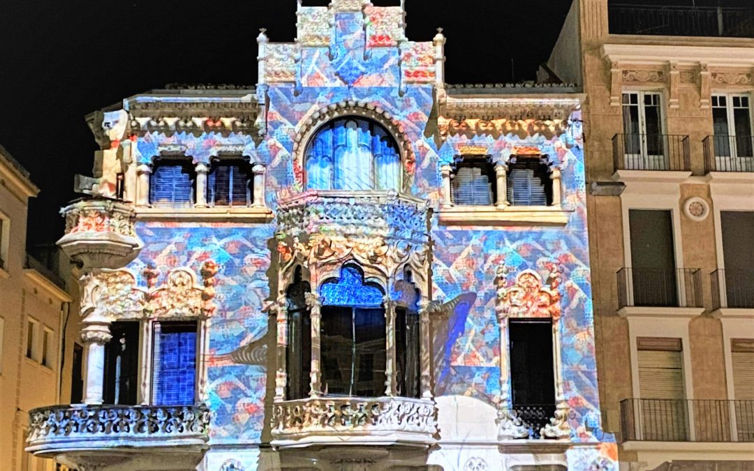 El mapping regresa a la Casa Navàs de Reus