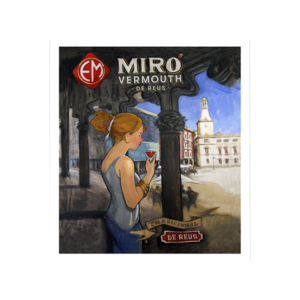 Painting Vermouth Miró (White Frame)