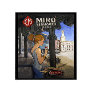 Quadre Vermouth Miró (Negre)