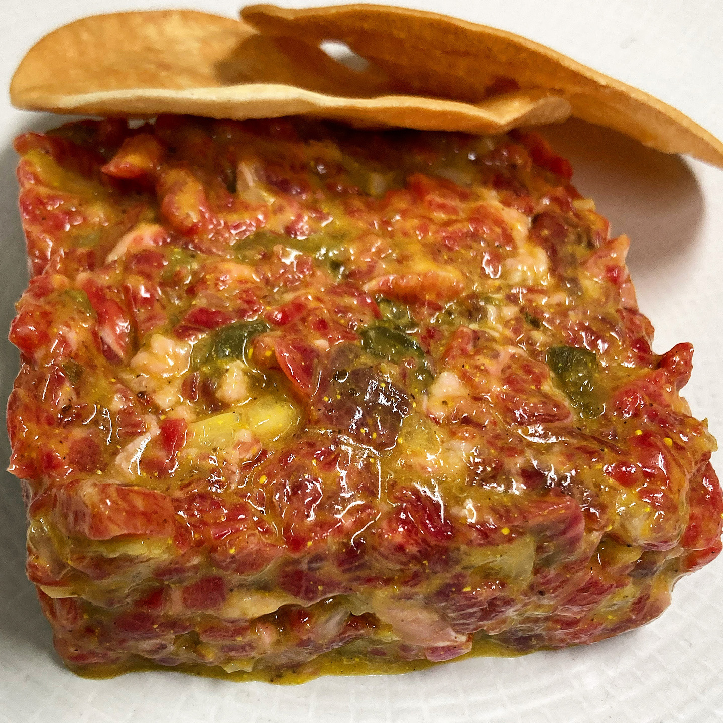 Tartar de Ternera con Vermouth Miró Reserva