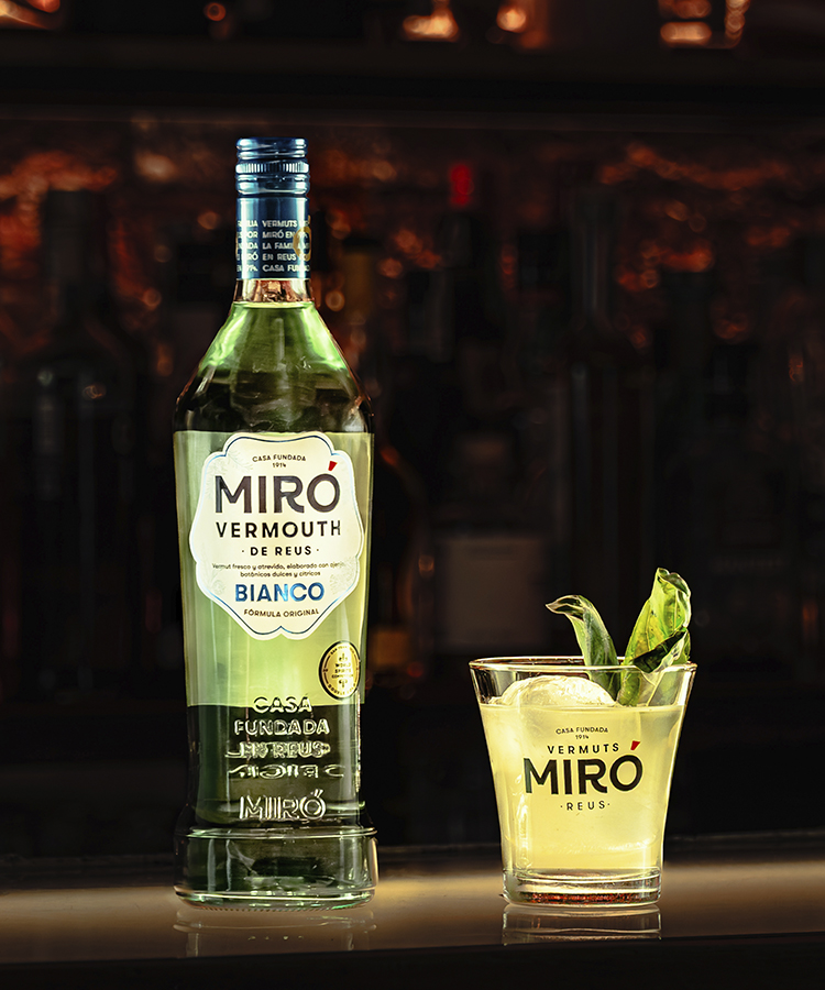 Vermouth Basil Smash