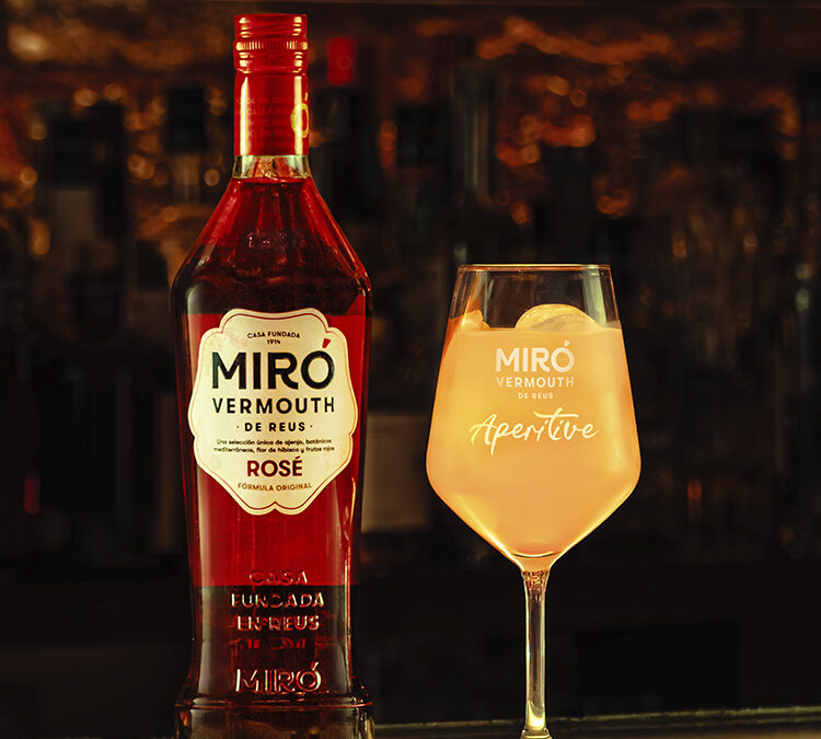 Miró Rosé con refresco de limón