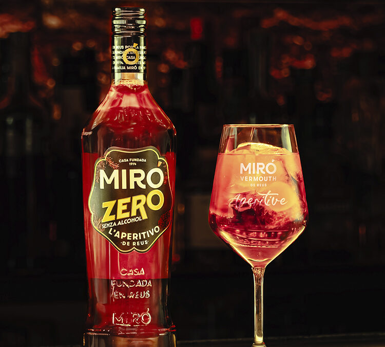 Miró Zero con bebida energética