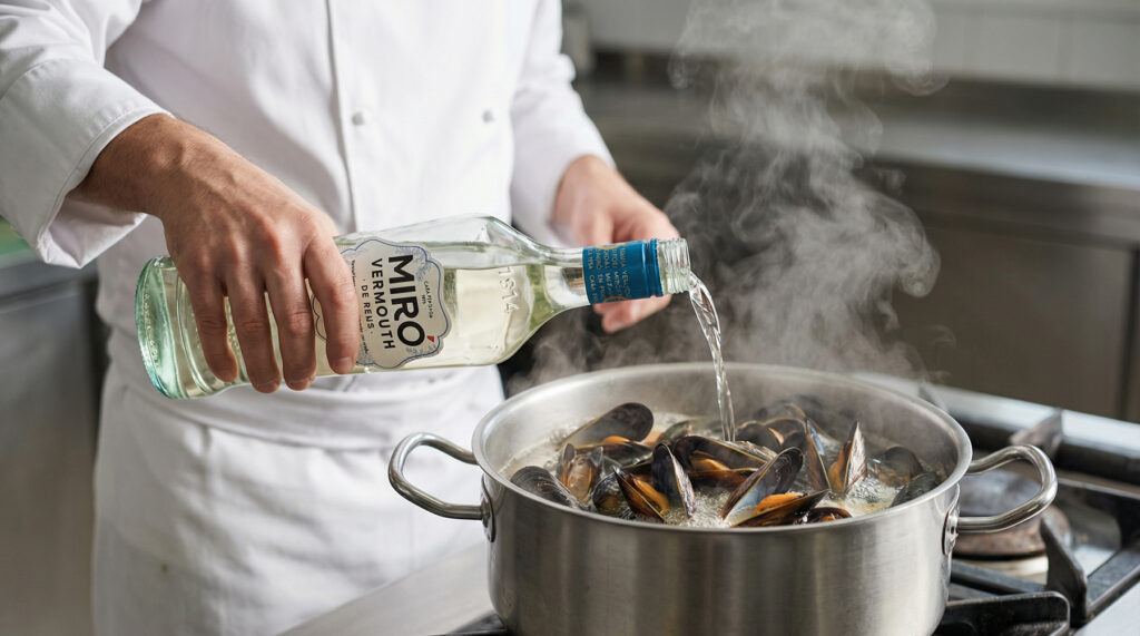 cocinar con vermouth