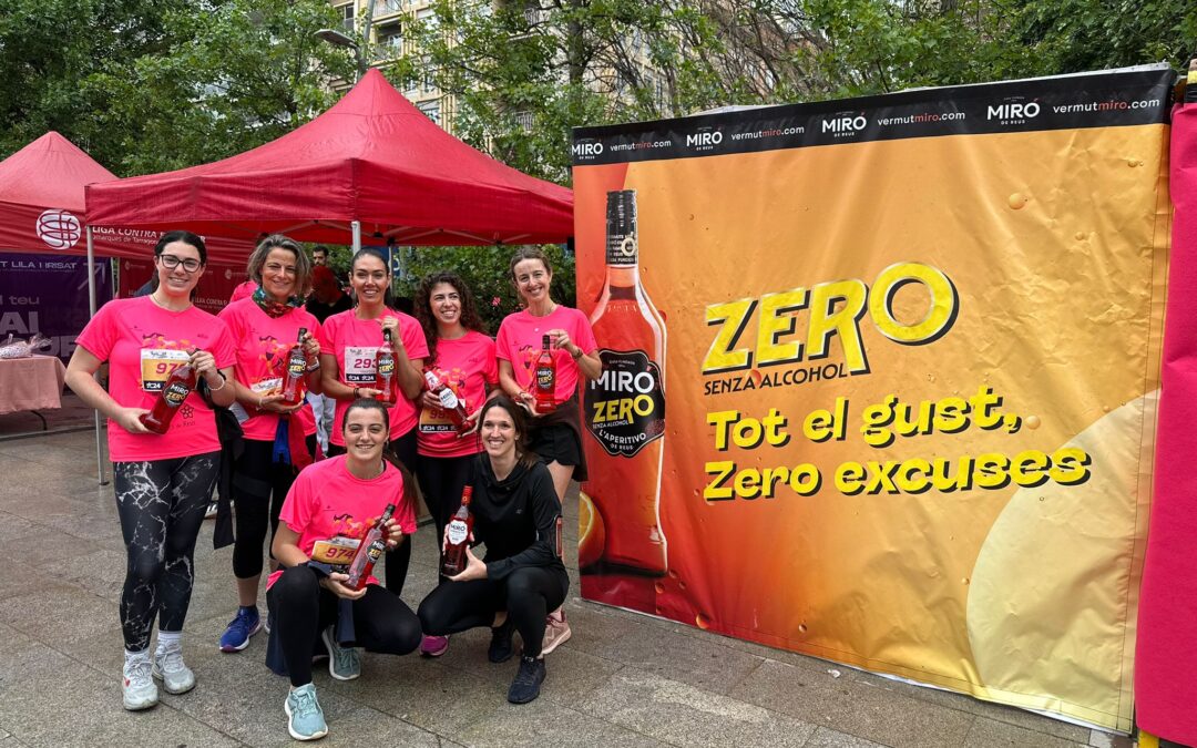 Miró Vermouth supports the Cursa de les Dones de Reus with Miró Zero